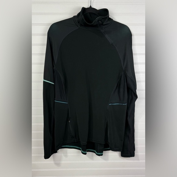Champion women’s black & teal thin long sleeved running jacket. Size XL - Picture 1 of 11